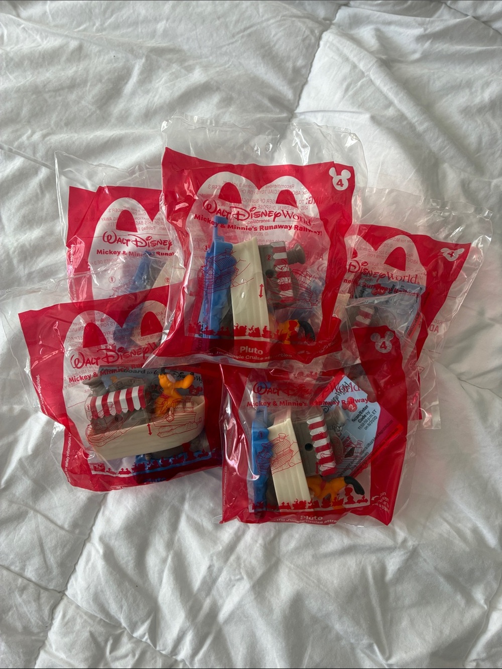 Disney’s Mickey & Minnie Runaway Railway Collectable - PLUTO #4 - McDonald’s